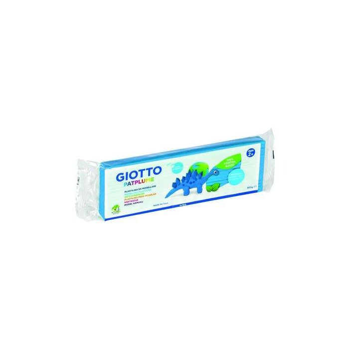 Plastilina Patplume 350Gr Caja 12 Pastillas Azul Claro
