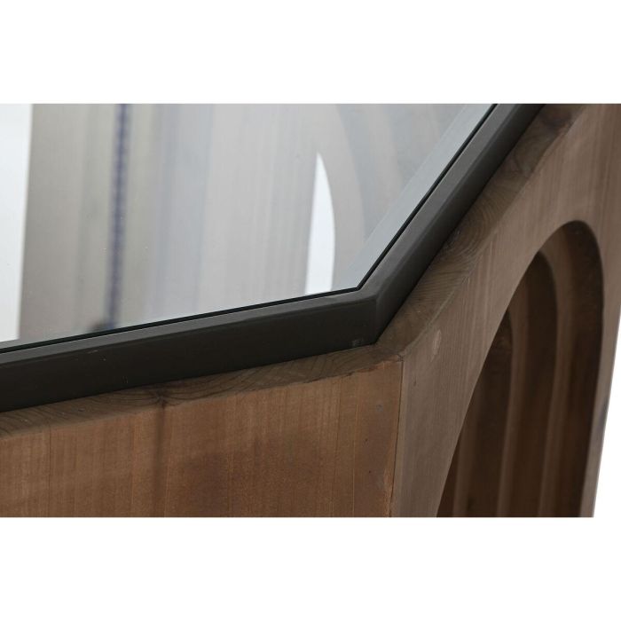 Mesa Centro Moderno DKD Home Decor Marron Negro 99 x 46 x 99 cm 3 Mesa Centro Moderno DKD Home Decor Marron Negro 99 x 46 x 99 cm 3