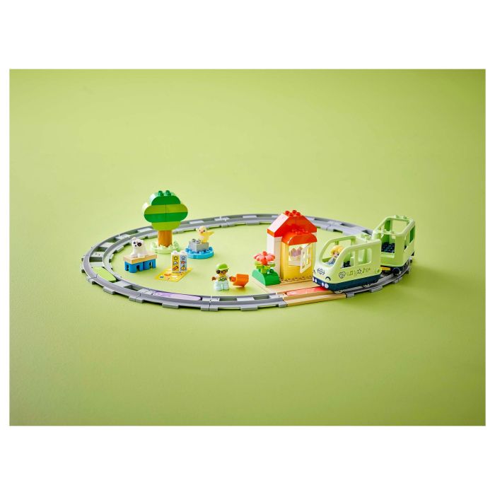 Lego Tren de aventuras interactivo 10427 - Juguetes de aprendizaje temprano para niños de 2 años