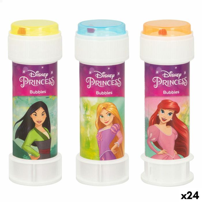 Juego de Pompas de Jabón Disney Princess 3,8 x 11,5 x 3,8 cm (24 Unidades)