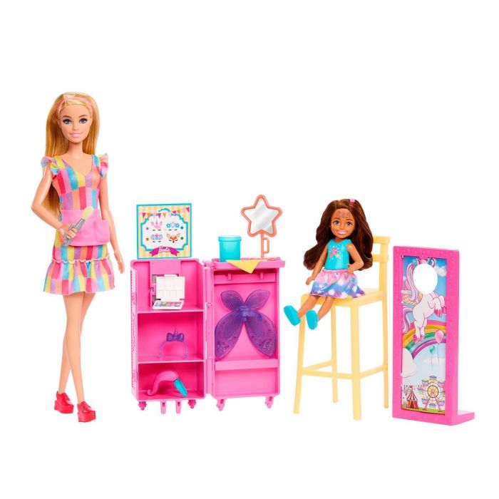 Barbie Jfl61 Puesto de Maquillaje con Chelsea, Edad Recomendada +3 años 1 Barbie Jfl61 Puesto de Maquillaje con Chelsea, Edad Recomendada +3 años 1