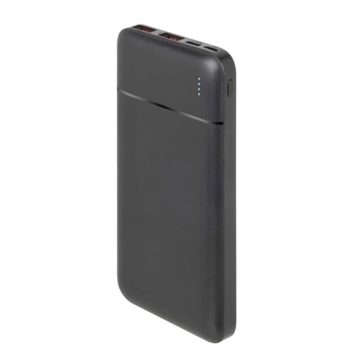 Rivacase VA2101 Powerbank 10000mAh 22.5W Carga Rápida QC 3.0 PD 3.0 con Puertos USB-C, Micro USB y USB-A, Diseño Compacto 1
