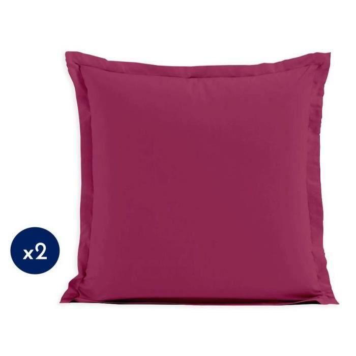 Lovely Home LH71604 - Juego de 2 Fundas de Almohada Fucsia - 73 x 73 cm Lovely Home LH71604 - Juego de 2 Fundas de Almohada Fucsia - 73 x 73 cm