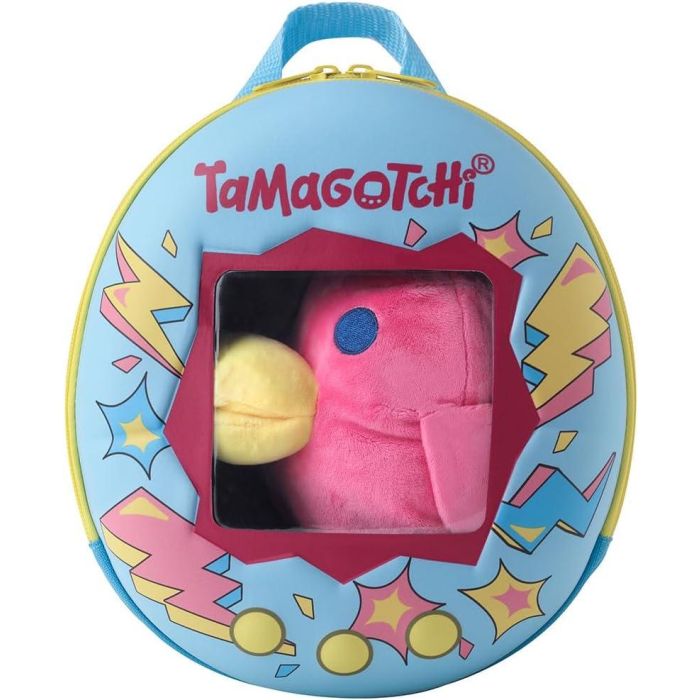 Bandai Mochila Tamagotchi Hashizotchi Peluche Interactivo para Cuidar y Transportar, con Ventana y Asas Ajustables, 4 Diseños Disponibles 0 Bandai Mochila Tamagotchi Hashizotchi Peluche Interactivo para Cuidar y Transportar, con Ventana y Asas Ajustables, 4 Diseños Disponibles 0