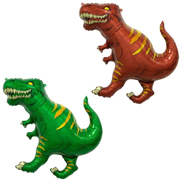 Globo Dinosaurio Party Time altura 91 cm 2 Globo Dinosaurio Party Time altura 91 cm 2