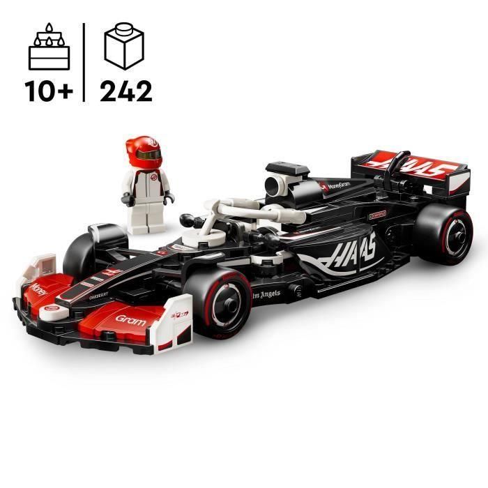 Lego Speed Champions VF-24 Coche de Carreras Moneygram Haas Formula 1 Team Juego de Construcción 1