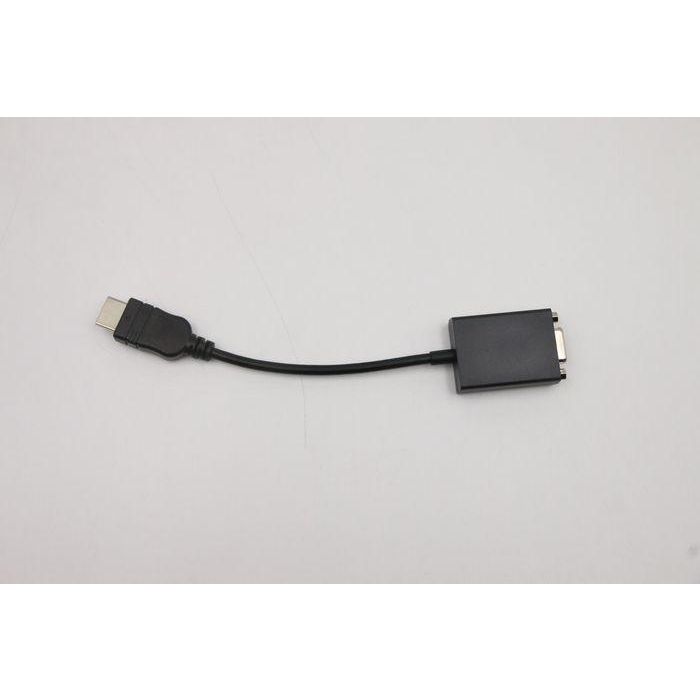 Lenovo Adaptador de Monitor HDMI a VGA, Convierte Señales HDMI a VGA, Soporta Resolución 1080p 2