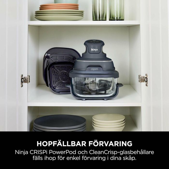 Ninja Freidora Portátil sin Aceite CRISPI NIN0622356307741 1.4L y 3.8L 1700W Azul 4 Ninja Freidora Portátil sin Aceite CRISPI NIN0622356307741 1.4L y 3.8L 1700W Azul 4