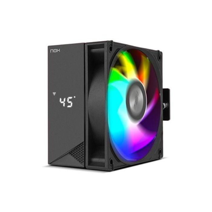 Nox NXHUMMERH500 Hummer H-500 Disipador CPU ARGB 120mm con Pantalla Digital, PWM, Intel/AMD, 245W 1 Nox NXHUMMERH500 Hummer H-500 Disipador CPU ARGB 120mm con Pantalla Digital, PWM, Intel/AMD, 245W 1