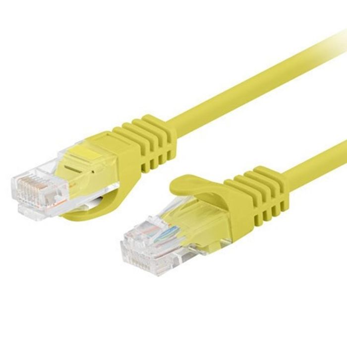 Lanberg PCU6-10CC-0750-Y cable de red Cat6 U/UTP (UTP) RJ-45 7,5 m Amarillo
