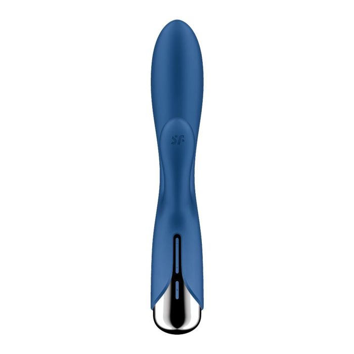 Vibrador Doble Estimulación Satisfyer Spinning Rabbit 1 Azul 4