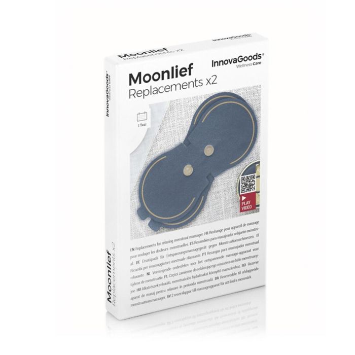 Parches de Recambio para Masajeador Relajante Menstrual Moonlief InnovaGoods (Pack de 2) 1 Parches de Recambio para Masajeador Relajante Menstrual Moonlief InnovaGoods (Pack de 2) 1