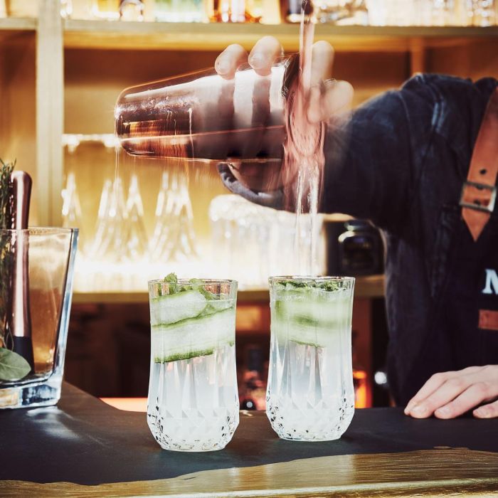 Arcoroc Vaso Alto Cristal West Loop 36cl Caja 6 Vasos - Vidrio Transparente, Alto Brillo, Fabricado en Francia 2 Arcoroc Vaso Alto Cristal West Loop 36cl Caja 6 Vasos - Vidrio Transparente, Alto Brillo, Fabricado en Francia 2