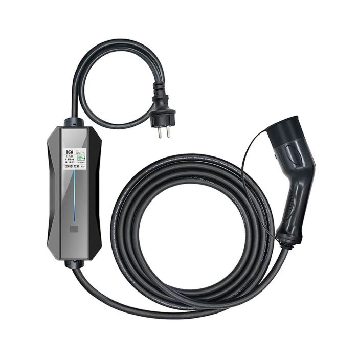 Cargador de coche eléctrico KSIX Schuko-T2 Cargador de coche eléctrico KSIX Schuko-T2