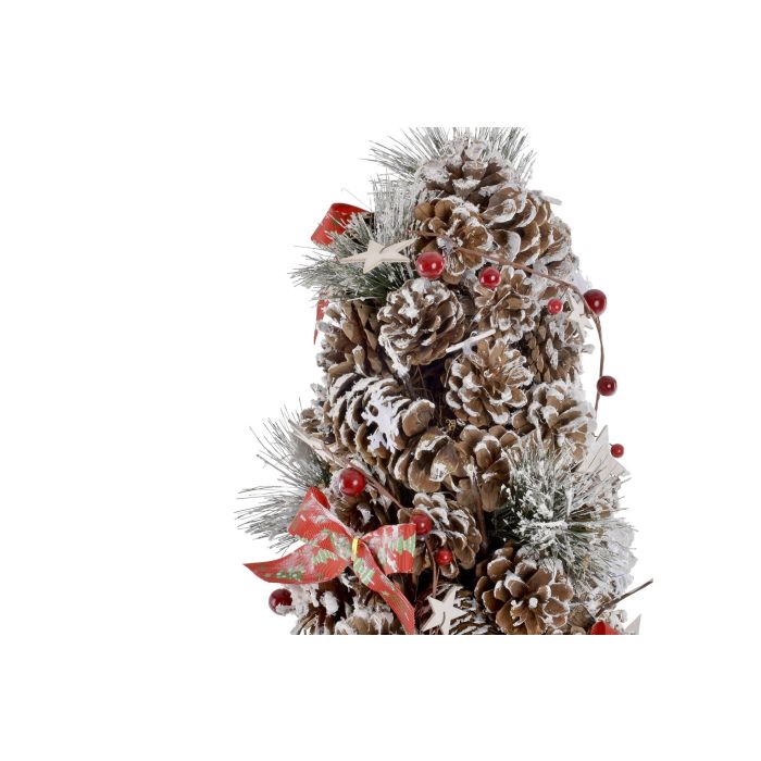 Arbol Navidad Tradicional DKD Home Decor Natural Rojo 69 x 27 cm 1