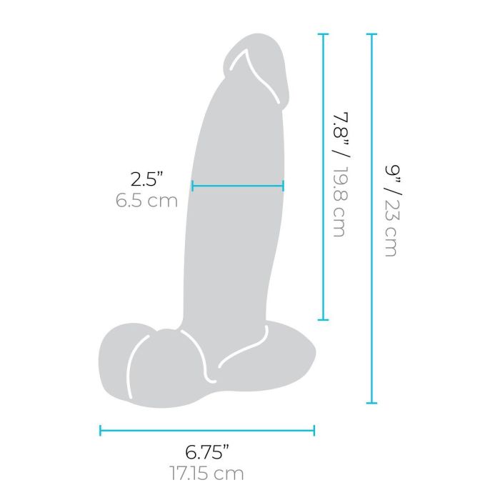 Consolador Realista B-Vibe Silicona Ø 6 cm (19,5 cm) 3 Consolador Realista B-Vibe Silicona Ø 6 cm (19,5 cm) 3