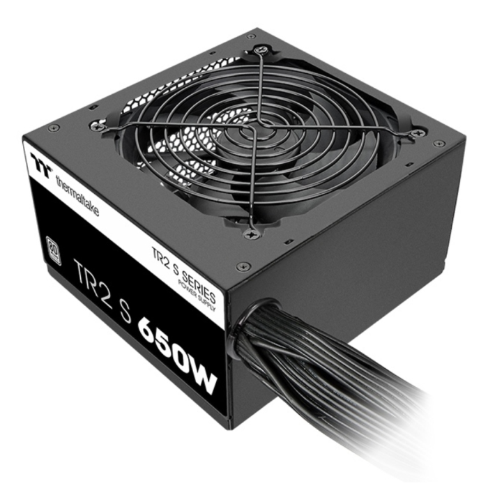 Thermaltake PS-TRS-0650NNSAWE-2 Fuente de Alimentación 650W 80 PLUS ATX Negra con Ventilador 120mm para PC