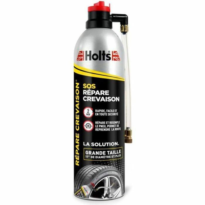 Holts Reparación de neumáticos 500 ml para Sedanes, Crossovers y MPV compactos, compatible con ruedas de 15-17'' y 185-225 mm