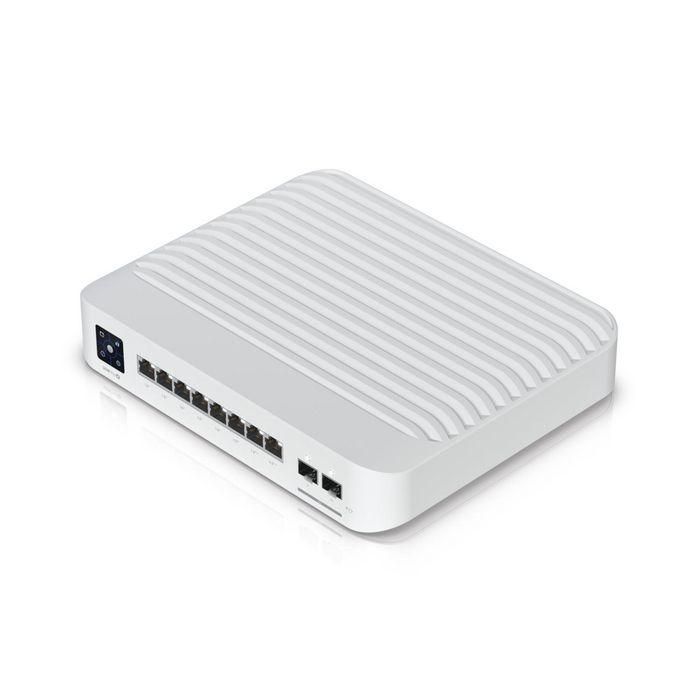 Ubiquiti Switch Gestionable Layer 3 con 8 Puertos Gigabit Ethernet RJ-45, 56 Gbps, PoE+ y PoE++, Presupuesto 120W Ubiquiti Switch Gestionable Layer 3 con 8 Puertos Gigabit Ethernet RJ-45, 56 Gbps, PoE+ y PoE++, Presupuesto 120W