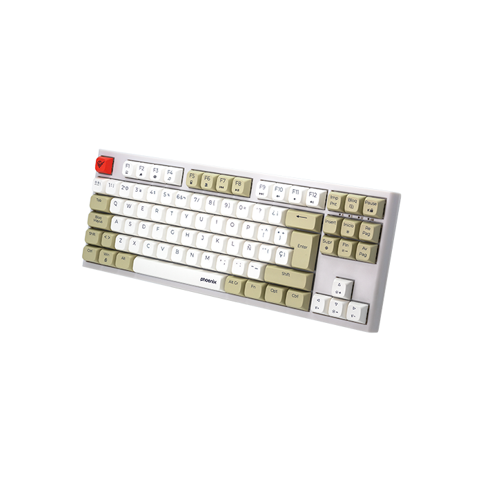 Teclado Phoenix ROYAL TKL Qwerty Español 2 Teclado Phoenix ROYAL TKL Qwerty Español 2