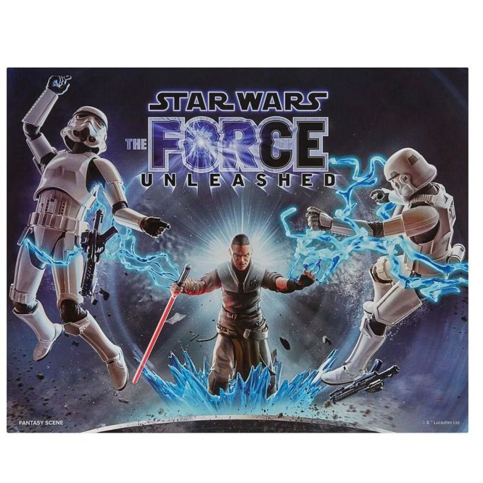 HASBRO Set Star Wars The Force Unleashed Starkiller & Stormtroopers 15cm Figura Articulada con Accesorios