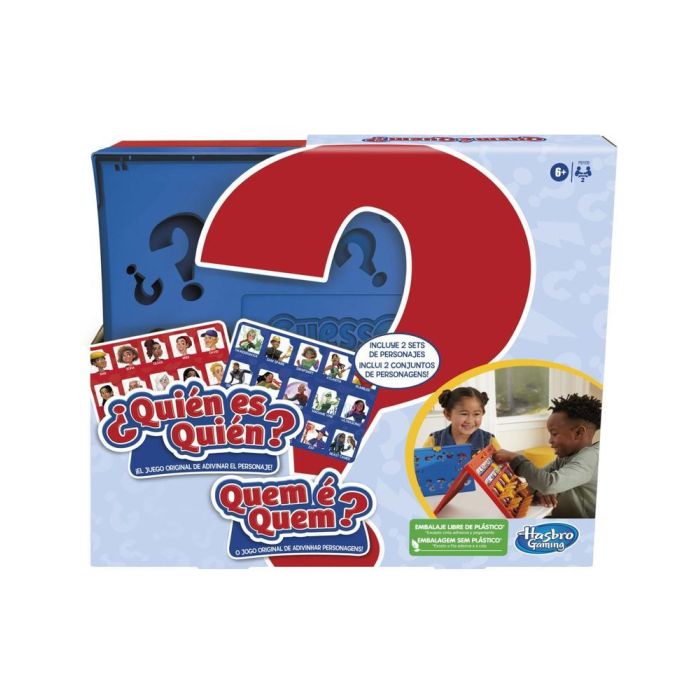 Hasbro Games F6105 Quien Es Quien? Juego de Mesa Clásico de Adivinar Personajes para Niños +6 Años 4