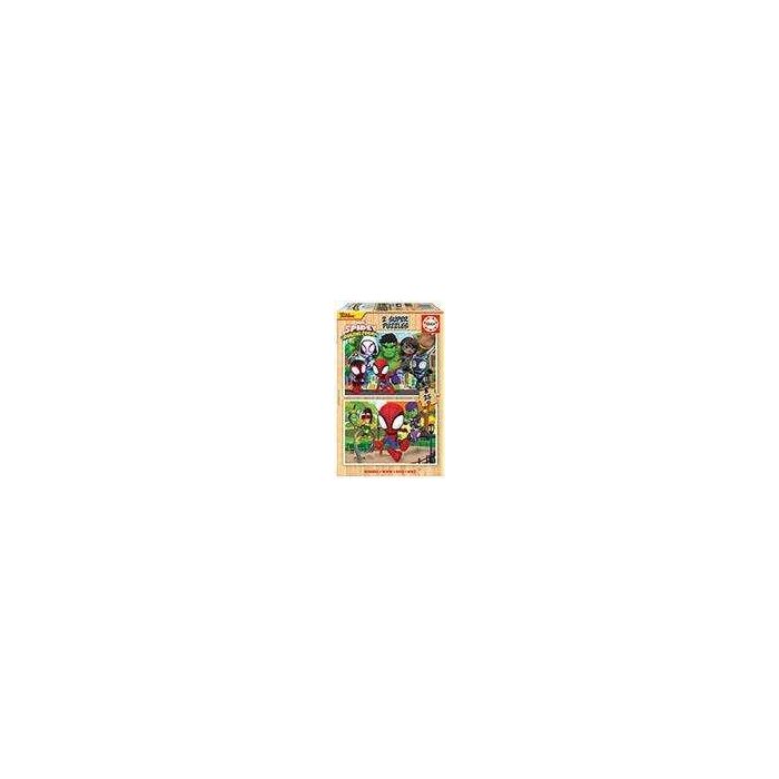 Puzzle 2x25 piezas spidey y sus increíbles amigos 2 Puzzle 2x25 piezas spidey y sus increíbles amigos 2