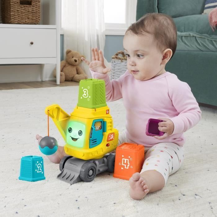 Excavadora de Cuenta de Pilas E3 - Fisher-Price - Hxf48 3 Excavadora de Cuenta de Pilas E3 - Fisher-Price - Hxf48 3