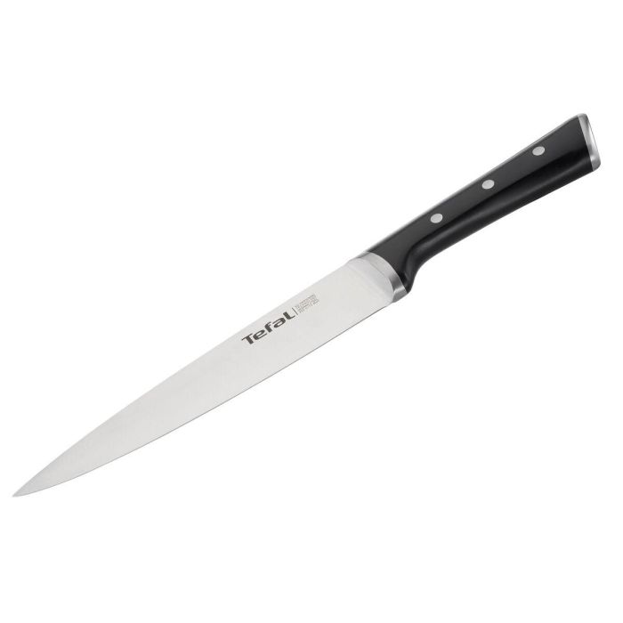 Cuchillo de Cocina Tefal K23207 Negro 7" Acero Inoxidable 20 cm 0 Cuchillo de Cocina Tefal K23207 Negro 7" Acero Inoxidable 20 cm 0
