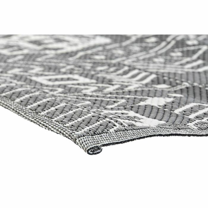 Alfombra DKD Home Decor Blanco Negro 180 x 1 x 120 cm (2 Unidades) 2 Alfombra DKD Home Decor Blanco Negro 180 x 1 x 120 cm (2 Unidades) 2