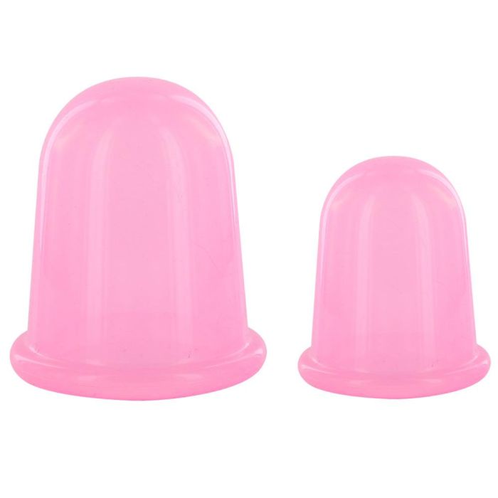 Cosmetic Club Juego de 2 Ventosas Anticelulitis para Masaje Corporal, Difumina la Piel de Naranja 2