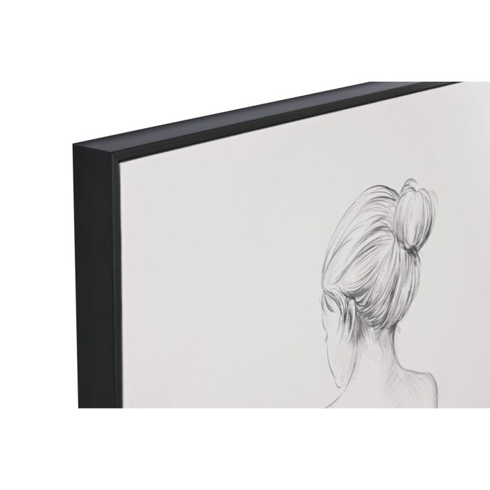 Cuadro Moderno DKD Home Decor Blanco Negro 4.5 x 102.5 x 82.5 cm (2 Unidades) 3