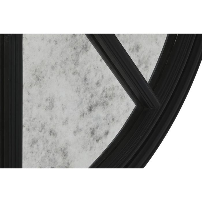 Espejo de pared Home ESPRIT Negro Acabado envejecido 100 x 5 x 100 cm 2 Espejo de pared Home ESPRIT Negro Acabado envejecido 100 x 5 x 100 cm 2
