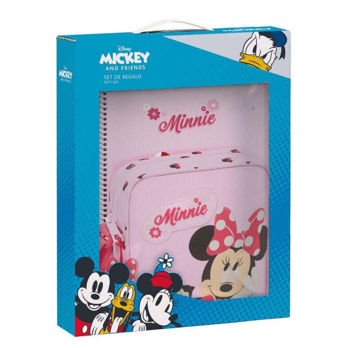 Set de Regalo Minnie Mouse Naive Rosa 2 Piezas