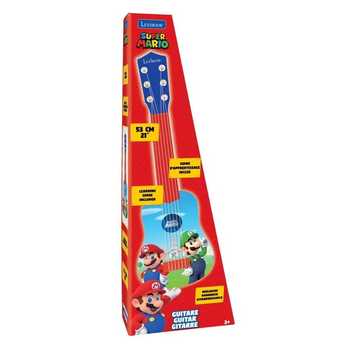 Lexibook SUPER MARIO Mi primera guitarra 53 cm Juguete Infantil con Guía de Aprendizaje 3