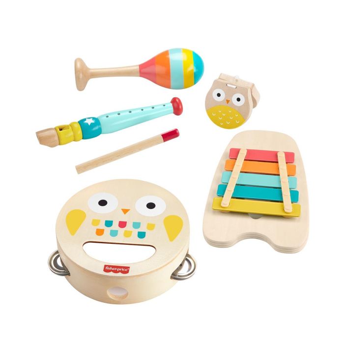 Kit Instrumentos Musicales De Madera Hxt90 Fisher Price Kit Instrumentos Musicales De Madera Hxt90 Fisher Price