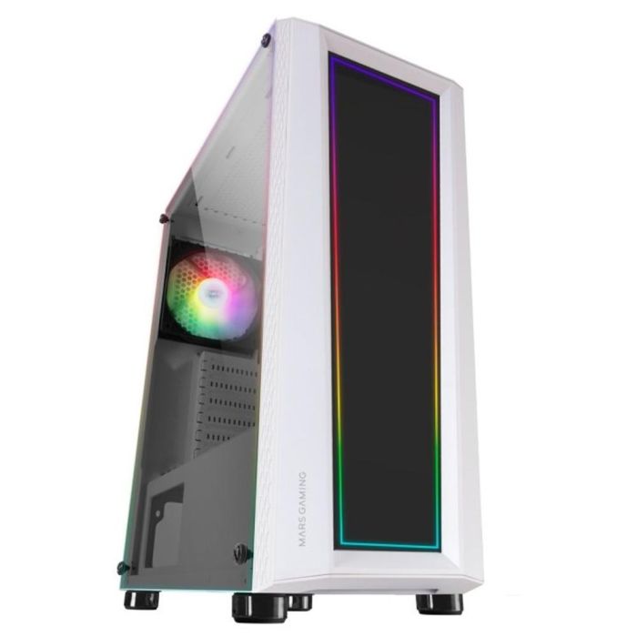 Mars Gaming MC-ART ATX Semitorre Gaming ATX con Ventana Cristal Templado RGB Chroma y Ventilador FRGB