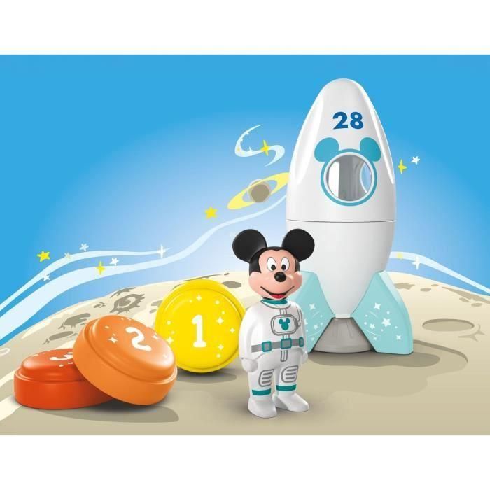 Playmobil 71771 Junior - Set Mickey Astronauta con Cohete Disney, Juguete de Construcción de 5 Piezas para Niños a Partir de 12 Meses 1 Playmobil 71771 Junior - Set Mickey Astronauta con Cohete Disney, Juguete de Construcción de 5 Piezas para Niños a Partir de 12 Meses 1