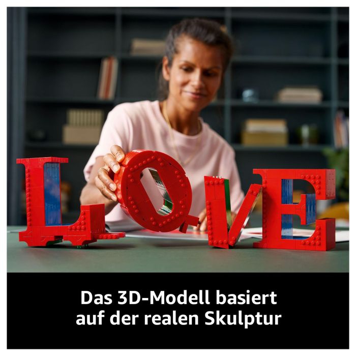 LEGO 31214 Art LOVE Set de Construcción para Adultos - Decoración y Regalo para Parejas LEGO 31214 Art LOVE Set de Construcción para Adultos - Decoración y Regalo para Parejas