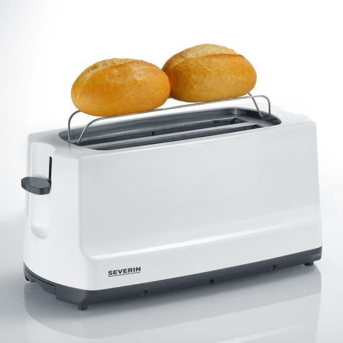 Tostadora SEVERIN AT2234, 2 ranuras largas para 4 rebanadas: tostar, descongelar y recalentar, soporte de repostería, autocentrante 4 Tostadora SEVERIN AT2234, 2 ranuras largas para 4 rebanadas: tostar, descongelar y recalentar, soporte de repostería, autocentrante 4