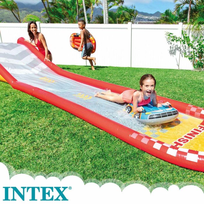 Pista hinchable deslizante racing fun 561x119x76 cm 2