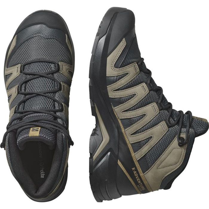 Zapatillas de Hombre para Caminar Salomon X-Adventure Recon Mid Negro S 4