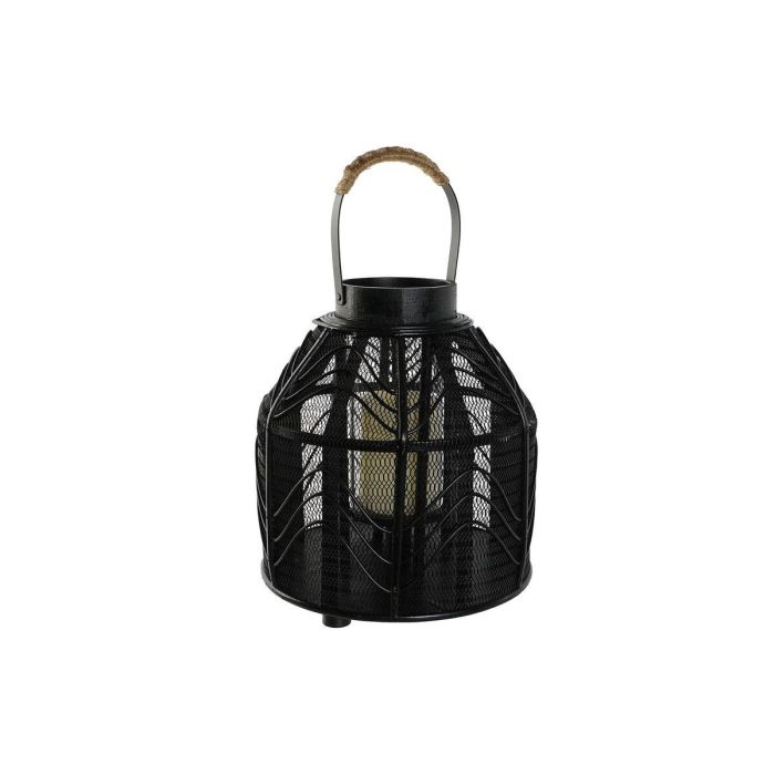 Portavela Colonial DKD Home Decor Negro 26.5 x 28 x 26.5 cm 1