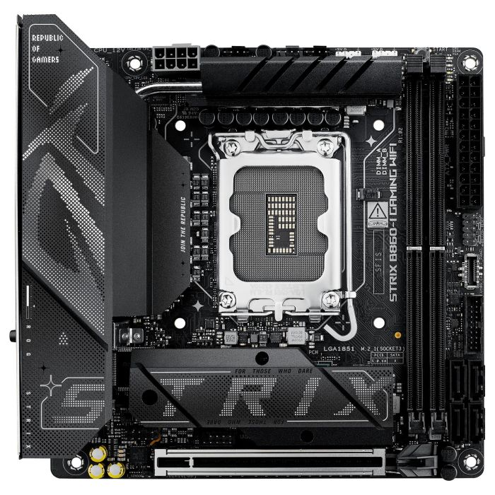 ASUS ROG STRIX B860-I GAMING WiFi Placa Base Intel B860 LGA 1851 Mini ITX con Wi-Fi 7 1