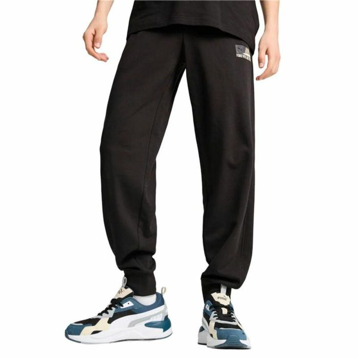 Pantalón de Chándal para Adultos Puma Negro Hombre Negro M 2