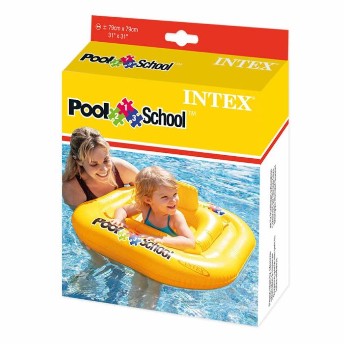 Flotador de bebé Intex Amarillo 79 x 23 x 79 cm (12 Unidades) 1 Flotador de bebé Intex Amarillo 79 x 23 x 79 cm (12 Unidades) 1