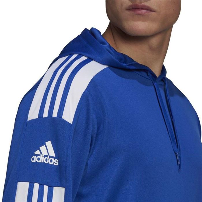 Sudadera con Capucha Hombre Adidas Sq21 Hood Azul S 2