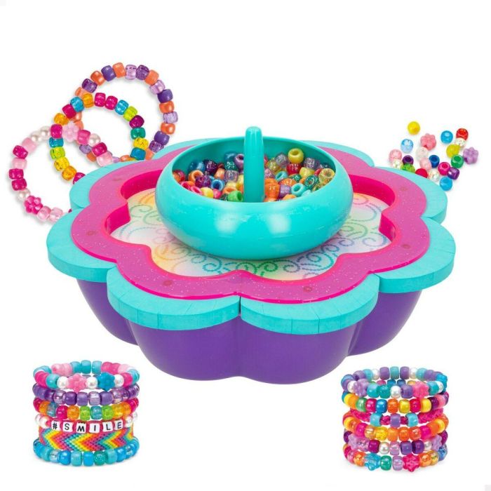 Kit Creación de Pulseras Cra-Z-Art Shimmer 'n' Sparkle Plástico 22,5 x 6,5 x 22,5 cm 2 en 1 (2 Unidades) 1 Kit Creación de Pulseras Cra-Z-Art Shimmer 'n' Sparkle Plástico 22,5 x 6,5 x 22,5 cm 2 en 1 (2 Unidades) 1