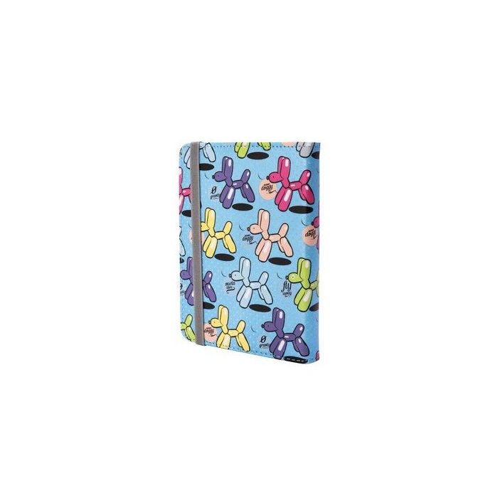 Funda Ebook Silver Ht Estampada Universal 6 Baloons Blue Metal