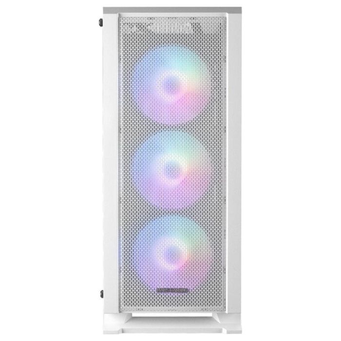 Mars Gaming MC-C Semitorre Gaming Blanca FRGB con Ventana de Cristal Templado